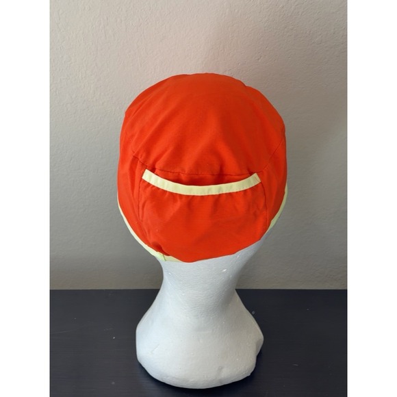 Brooks Lightweight Packable Running Hat OSFM Cherry Tomato Neon Pink Colorblock - Picture 4 of 6